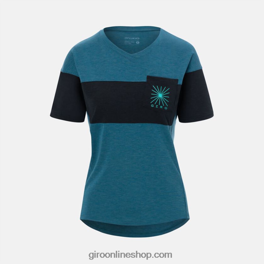 mujer jersey de paseo azul puerto/negro 8NJZ861121 Giro