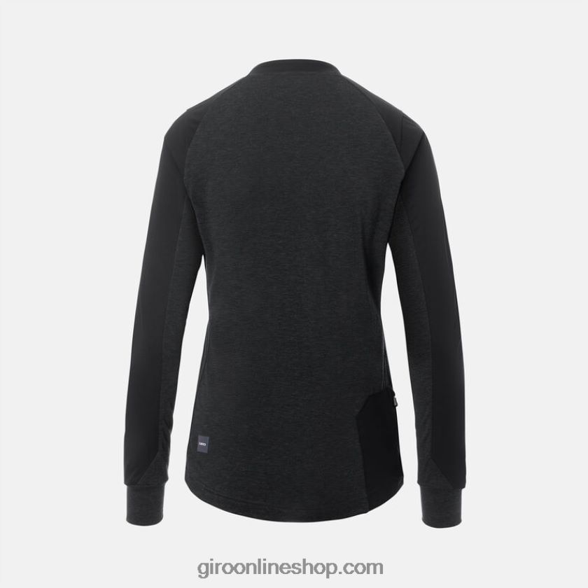 mujer jersey de viento roust ls Gris oscuro 8NJZ86512 Giro