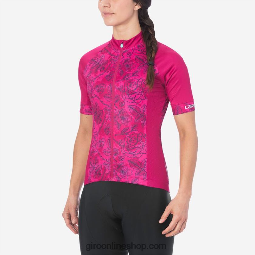 mujer maillot crono deportivo flor rosa 8NJZ861238 Giro