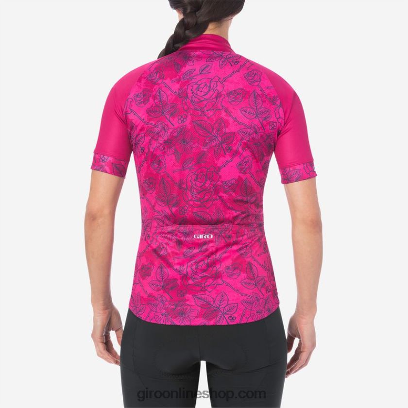 mujer maillot crono deportivo flor rosa 8NJZ861238 Giro