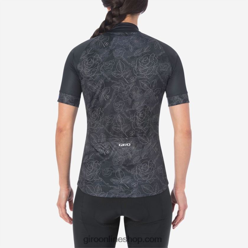 mujer maillot crono deportivo floral negro 8NJZ861233 Giro
