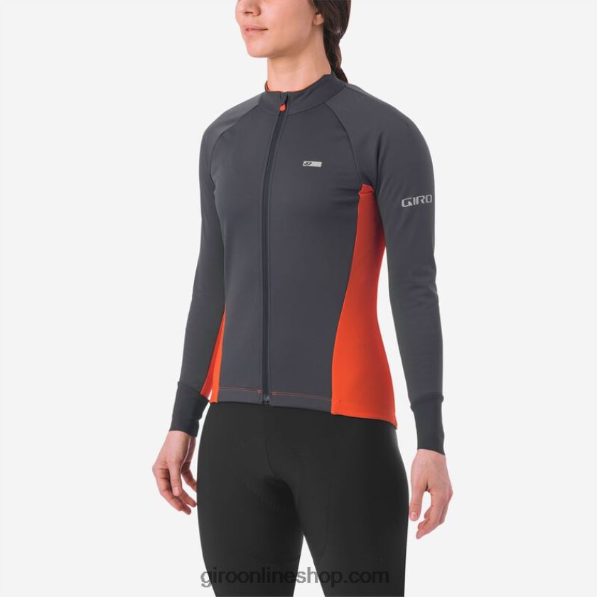 mujer maillot crono pro windbloc bermellón 8NJZ861231 Giro