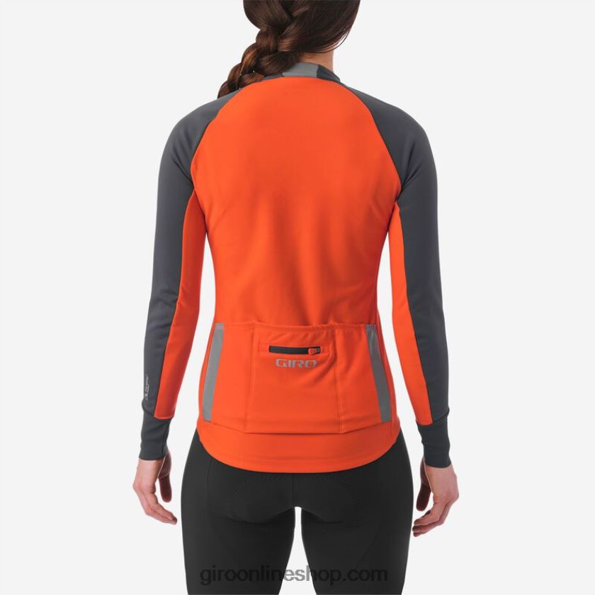 mujer maillot crono pro windbloc bermellón 8NJZ861231 Giro