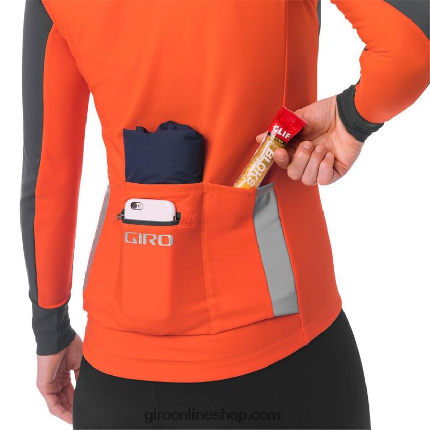 mujer maillot crono pro windbloc bermellón 8NJZ861231 Giro