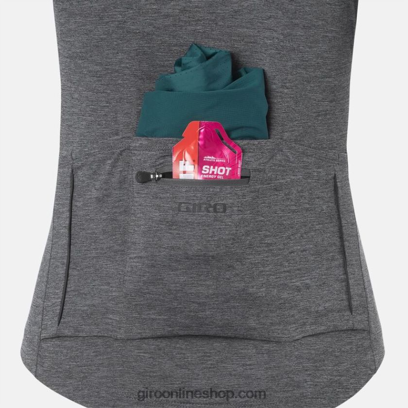 mujer nueva camiseta de carretera brezo gris 8NJZ861290 Giro