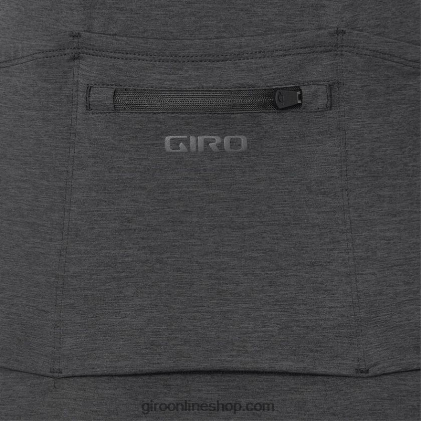 mujer nueva camiseta de carretera ls brezo de carbón 8NJZ86521 Giro