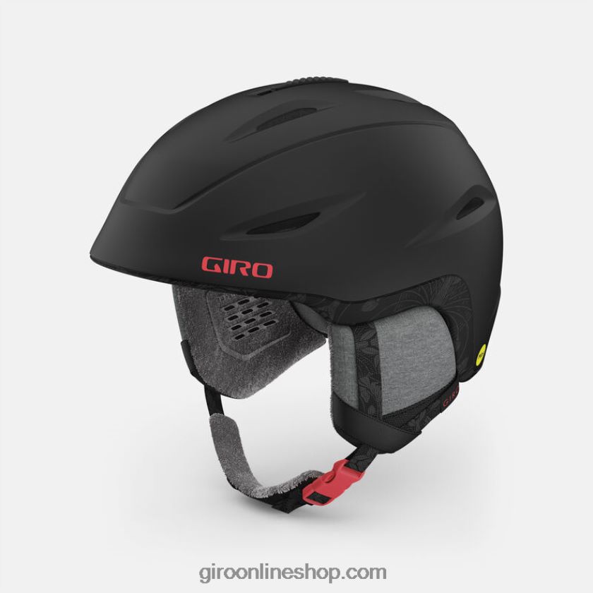 mujer se desvanecen mips casco lirio de tigre negro mate 8NJZ861215 Giro