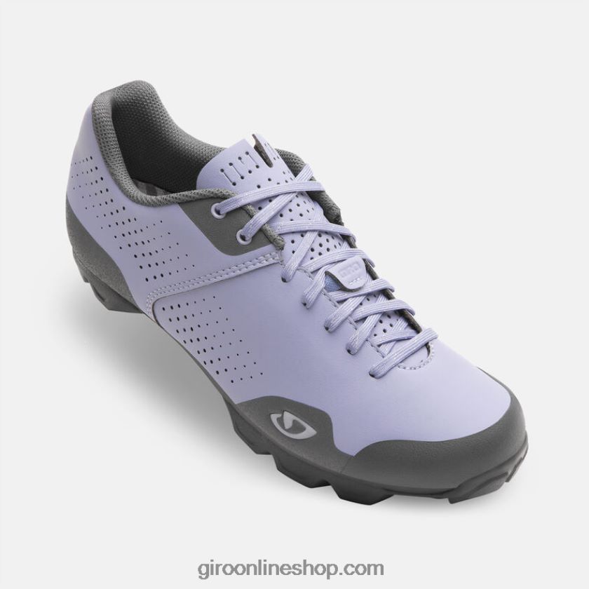 mujer zapato con cordones de manta gris lavanda 8NJZ861188 Giro