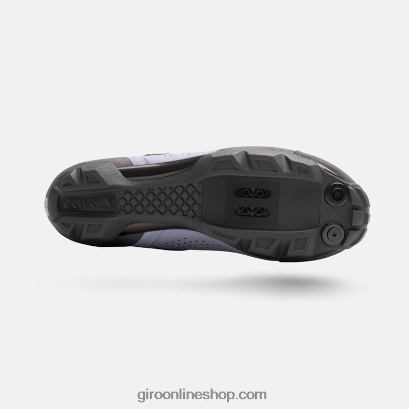 mujer zapato con cordones de manta gris lavanda 8NJZ861188 Giro