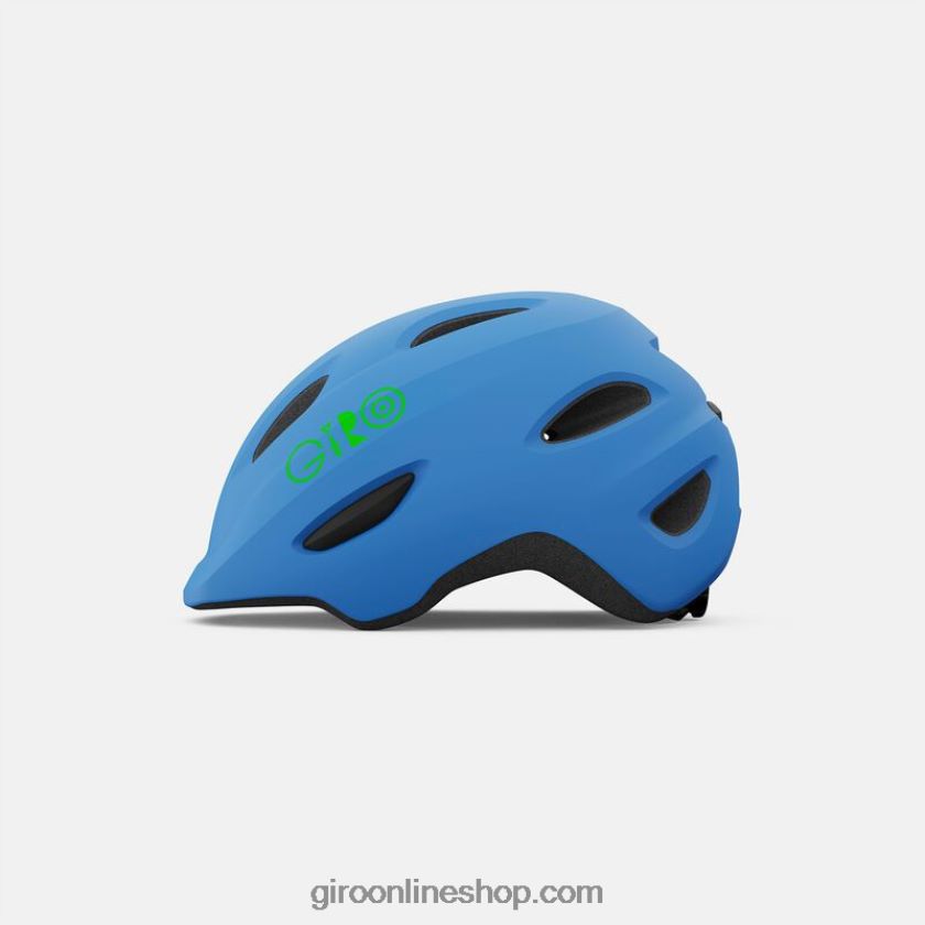 niños casco de pícaro azul mate/lima 8NJZ861486 Giro