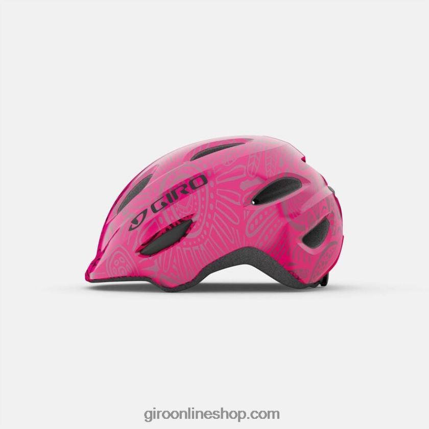 niños casco de pícaro rosa brillante/perla 8NJZ861001 Giro