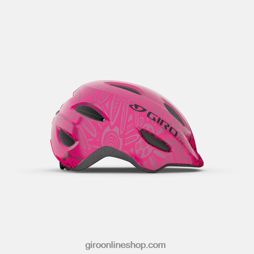 niños casco de pícaro rosa brillante/perla 8NJZ861001 Giro