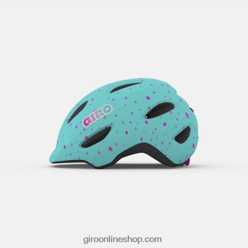 niños casco de pícaro verde azulado grito mate 8NJZ861489 Giro