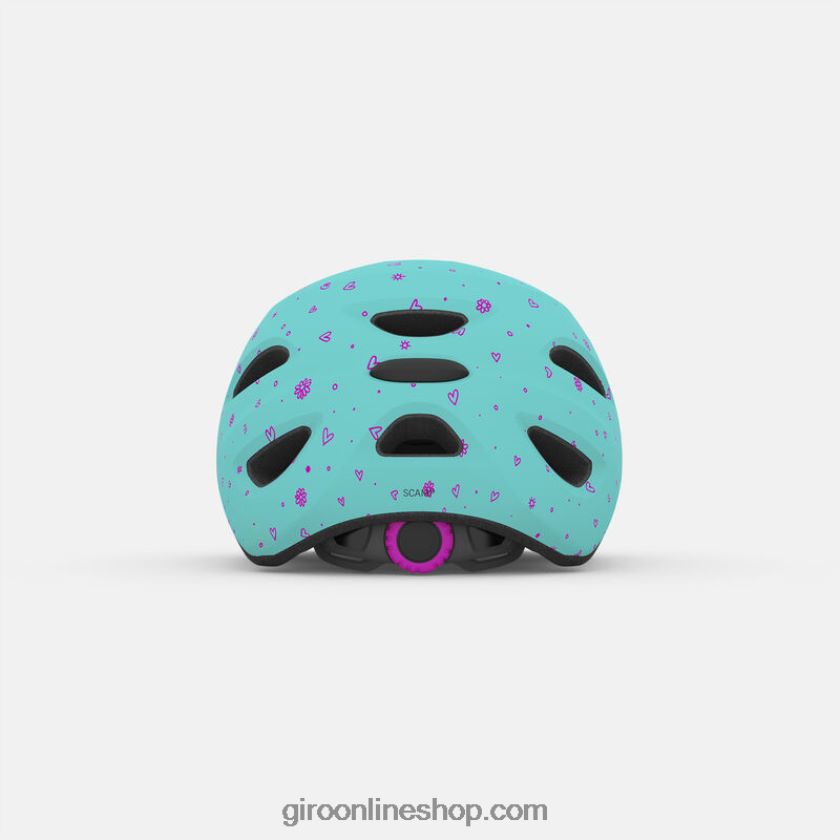 niños casco de pícaro verde azulado grito mate 8NJZ861489 Giro