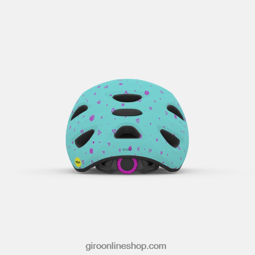 niños casco scamp mips verde azulado grito mate 8NJZ861499 Giro