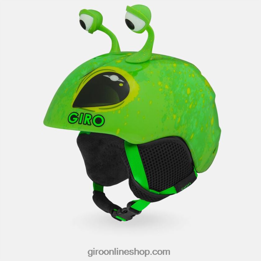 niños lanzamiento más casco extraterrestre verde brillante mate 8NJZ861517 Giro