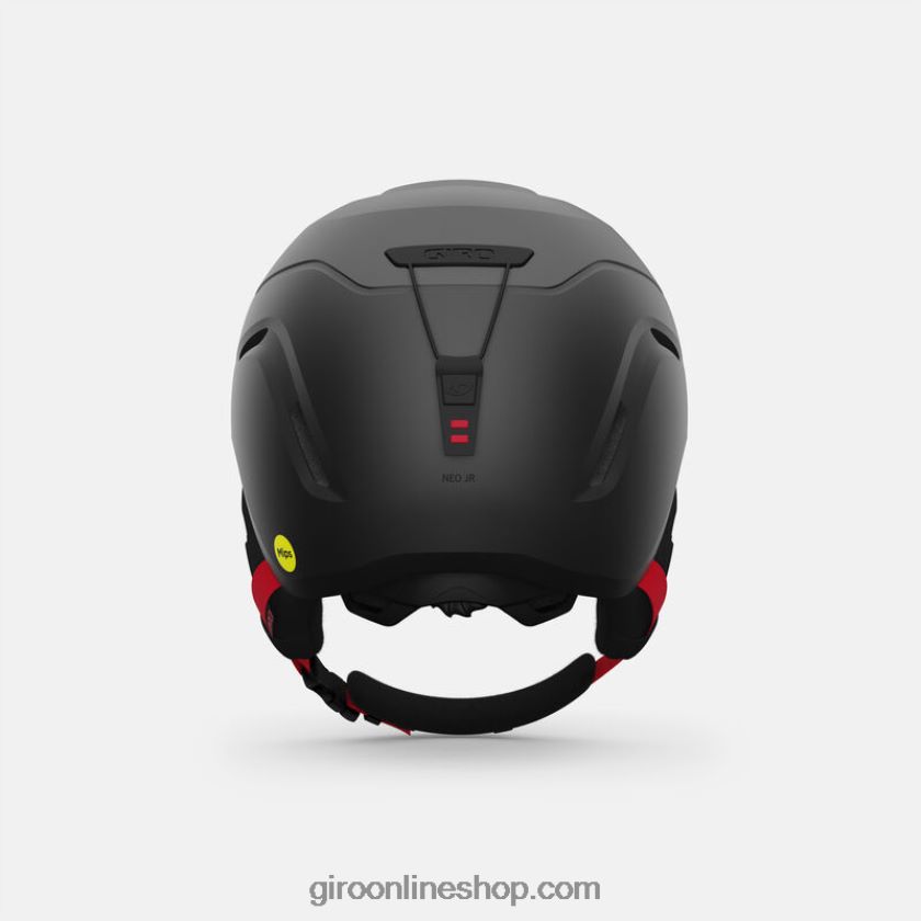 niños neo jr casco mips grafito mate/rojo brillante 8NJZ861457 Giro