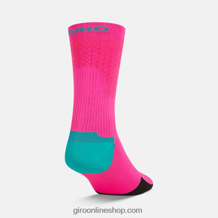 unisexo calcetines del equipo hrc rosa neón/verde azulado chillón 8NJZ86820 Giro