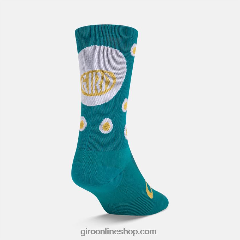 unisexo calcetín comp racer de talle alto albergar huevos azules 8NJZ86795 Giro