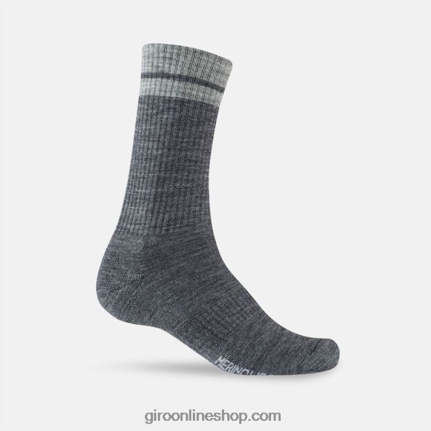 unisexo calcetín de lana merino de invierno gris carbón 8NJZ86898 Giro
