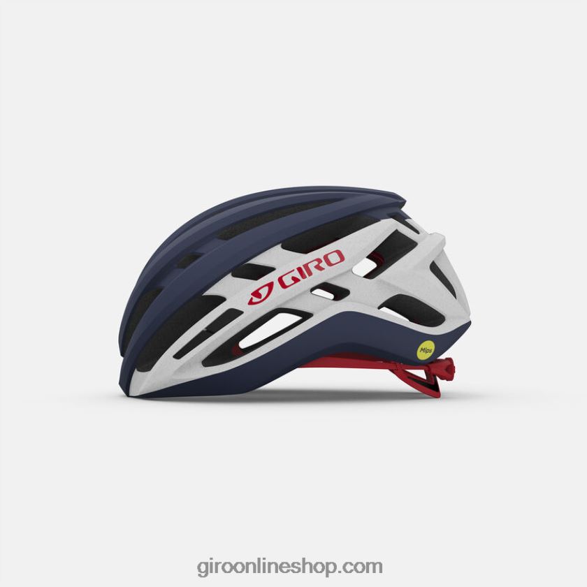 unisexo casco agilis mips medianoche mate/blanco/rojo brillante 8NJZ86637 Giro