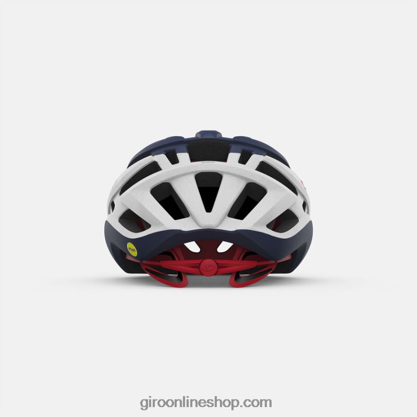 unisexo casco agilis mips medianoche mate/blanco/rojo brillante 8NJZ86637 Giro