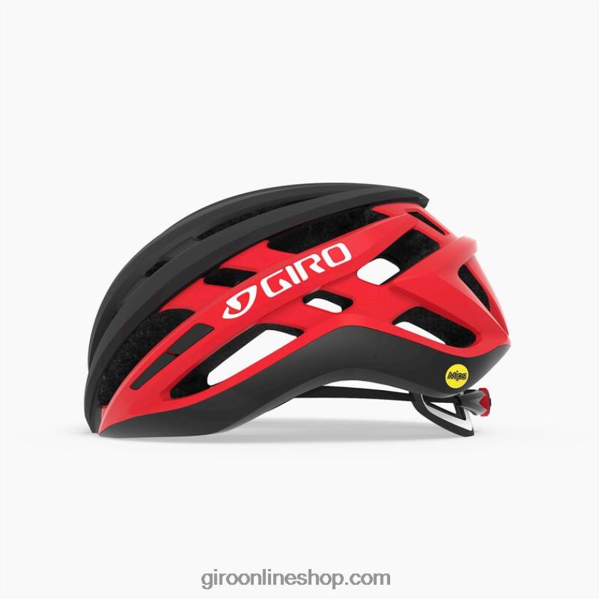 unisexo casco agilis mips negro mate/rojo brillante 8NJZ86636 Giro