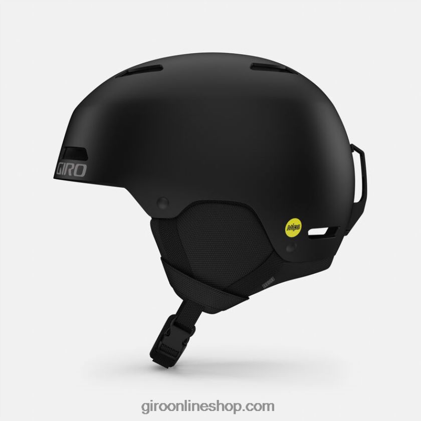 unisexo casco de ajuste asiático ledge mips negro mate 8NJZ86199 Giro
