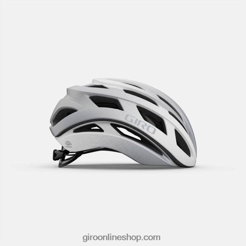 unisexo casco esferico helios blanco mate/desvanecimiento plateado 8NJZ86279 Giro