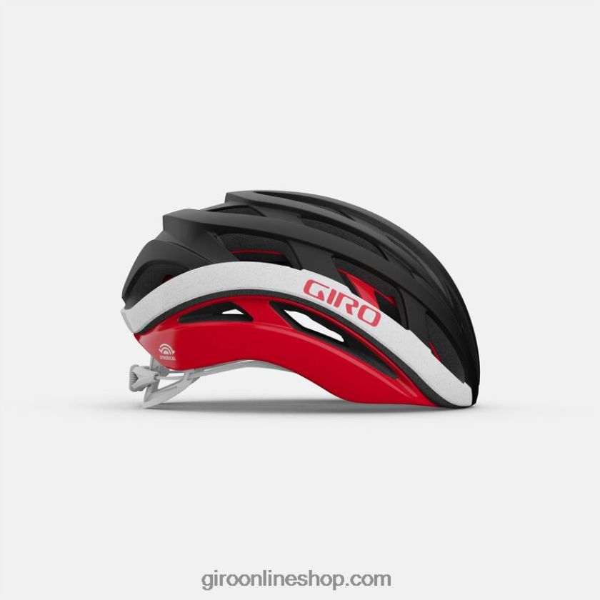 unisexo casco esferico helios negro mate/rojo 8NJZ86278 Giro