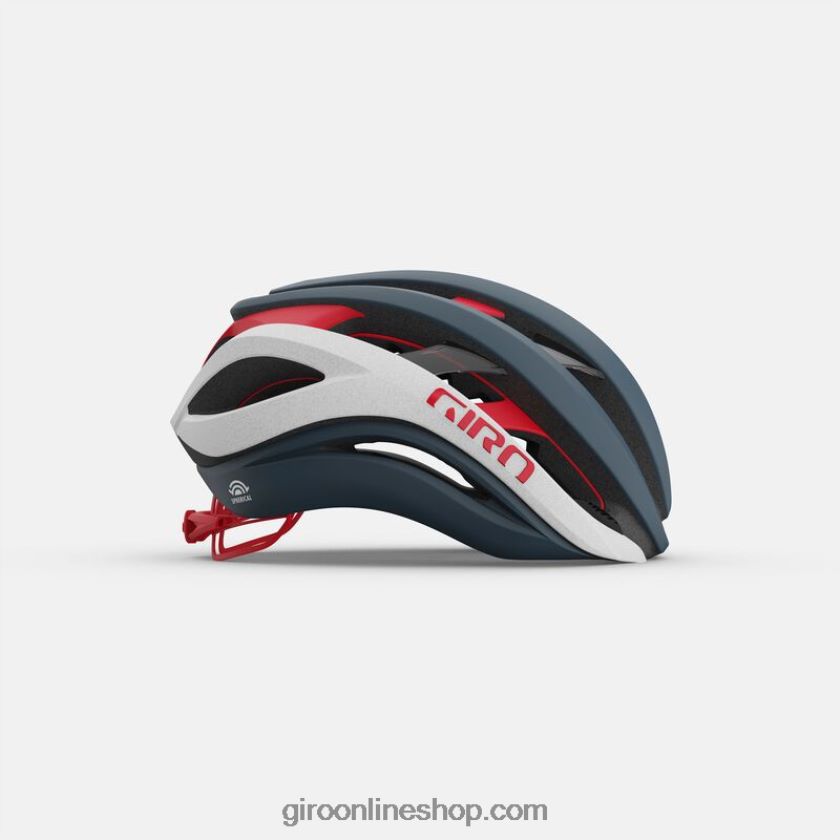 unisexo casco esférico de éter gris portaro mate/blanco/rojo 8NJZ86270 Giro