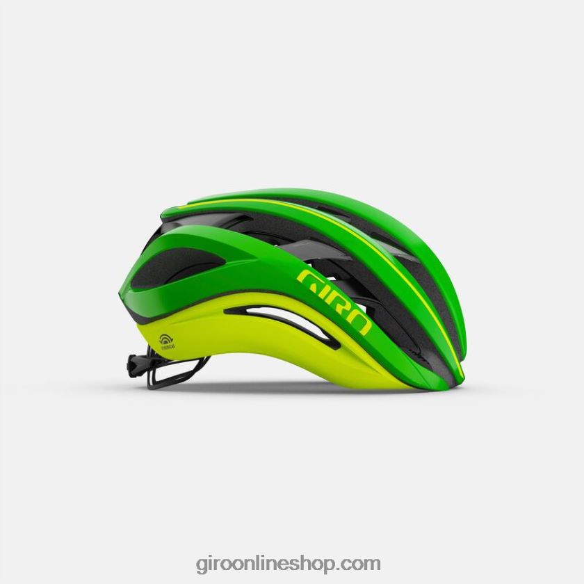 unisexo casco esférico de éter verde ano mate/amarillo reflejo 8NJZ86265 Giro