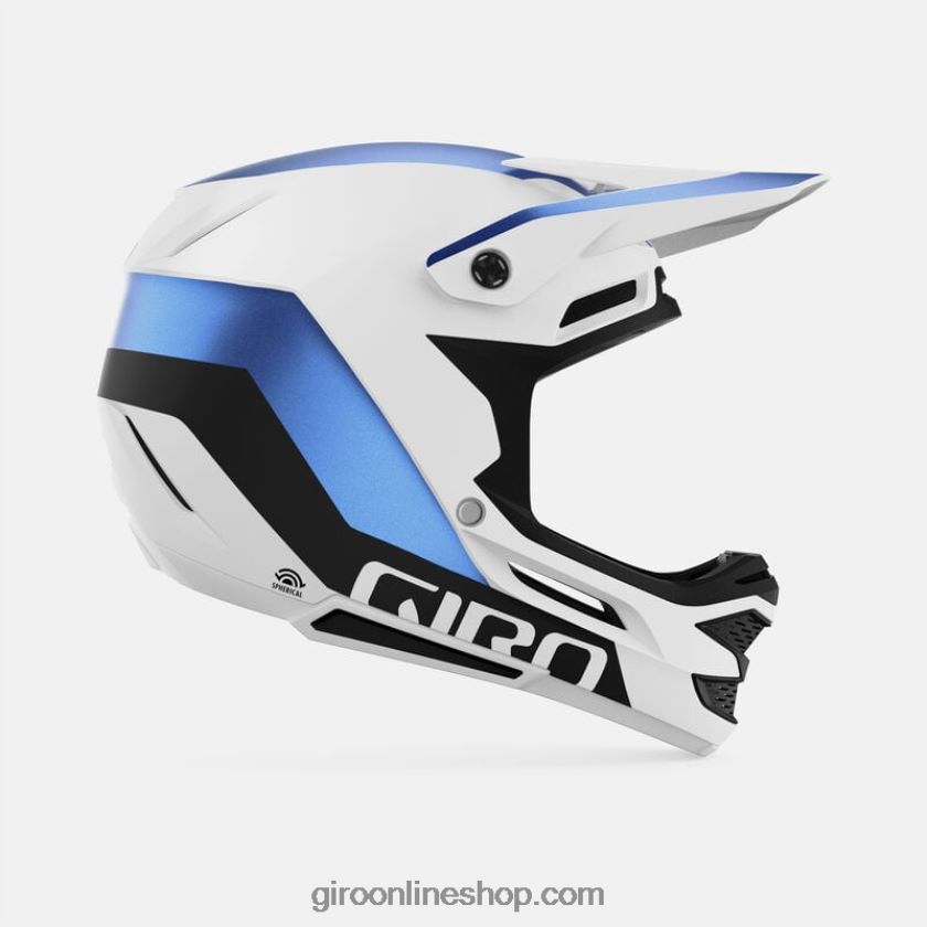 unisexo casco esférico insurgente blanco mate/ano azul 8NJZ86263 Giro