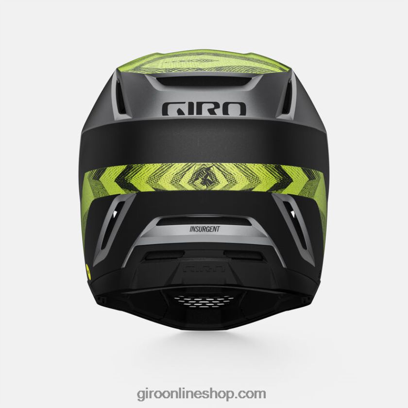 unisexo casco esférico insurgente negro metalizado mate/lima anodizado 8NJZ86262 Giro