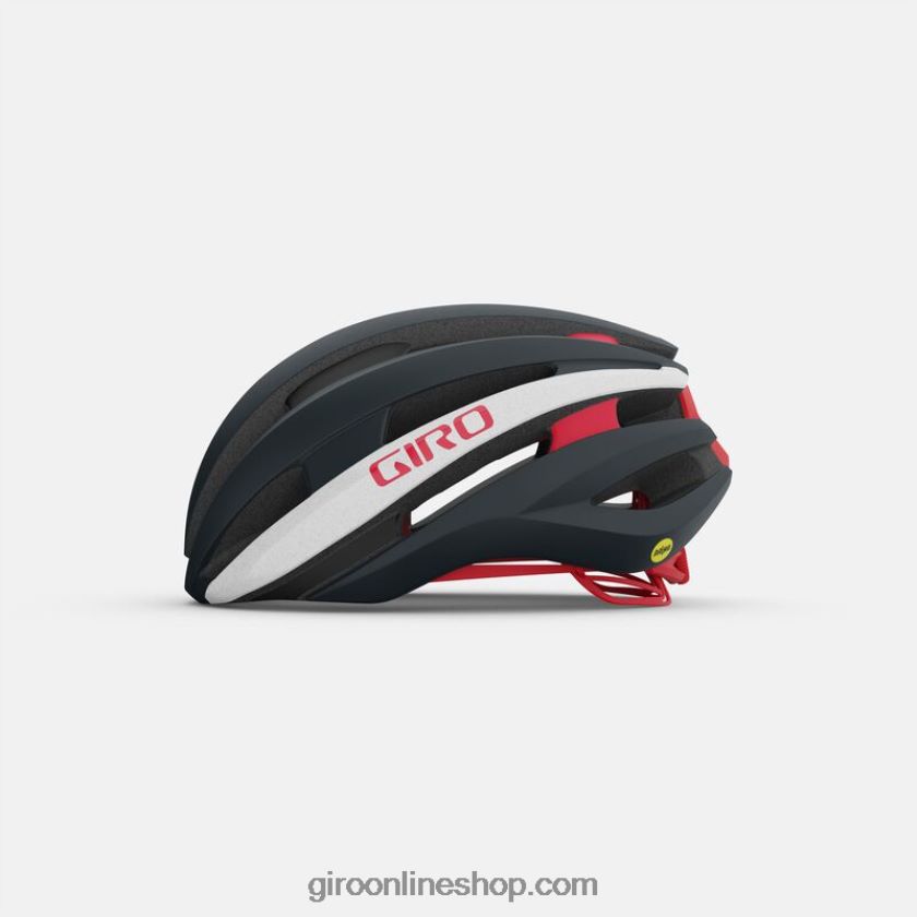 unisexo casco synthe mips ii gris portaro mate/blanco/rojo 8NJZ86483 Giro