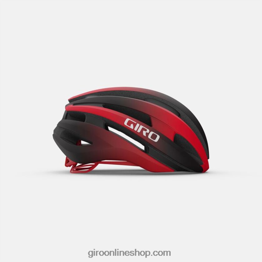 unisexo casco synthe mips ii negro mate/rojo brillante 8NJZ86480 Giro