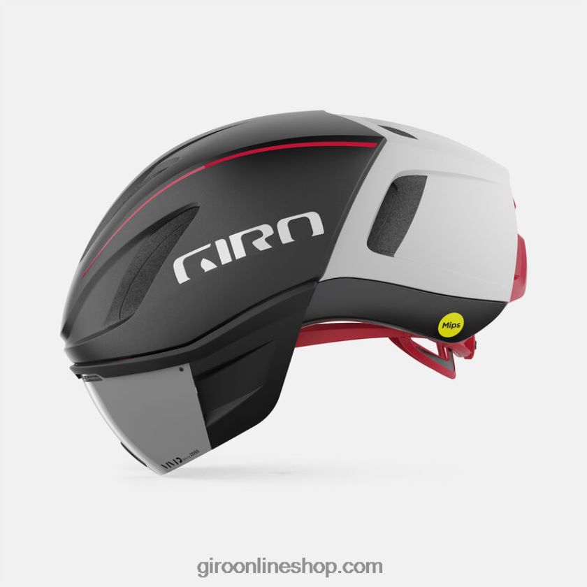 unisexo casco vanquish mips negro mate/blanco/rojo brillante 8NJZ86632 Giro