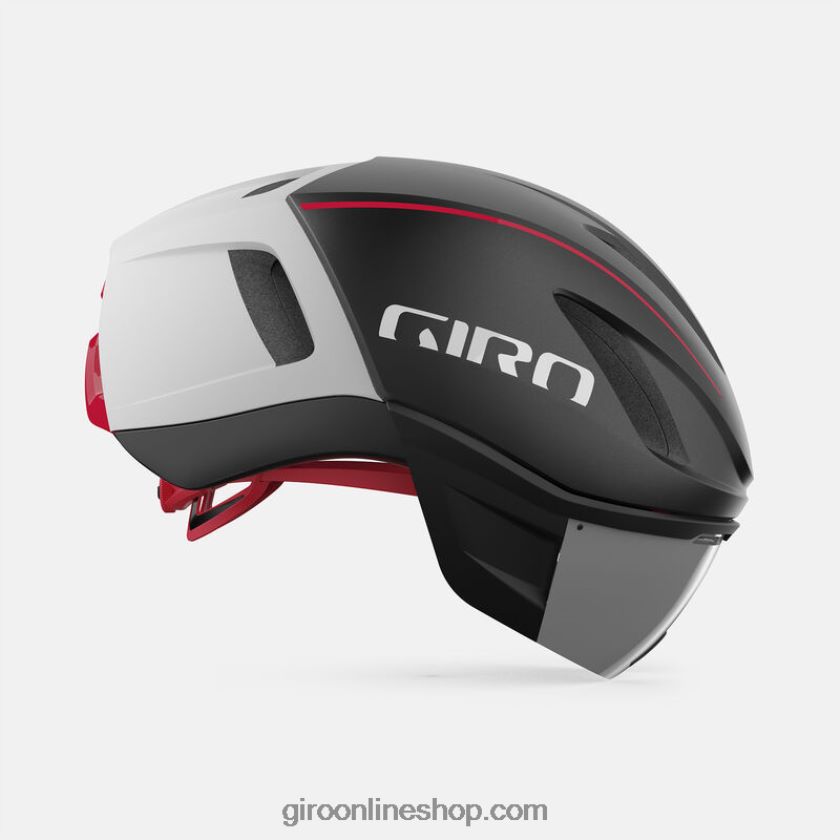 unisexo casco vanquish mips negro mate/blanco/rojo brillante 8NJZ86632 Giro