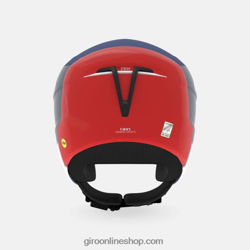 unisexo esforzarse mips casco medianoche mate/rojo 8NJZ86950 Giro