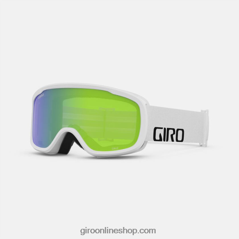 unisexo gafas cruzadas de ajuste asiático marca denominativa blanca 8NJZ86929 Giro