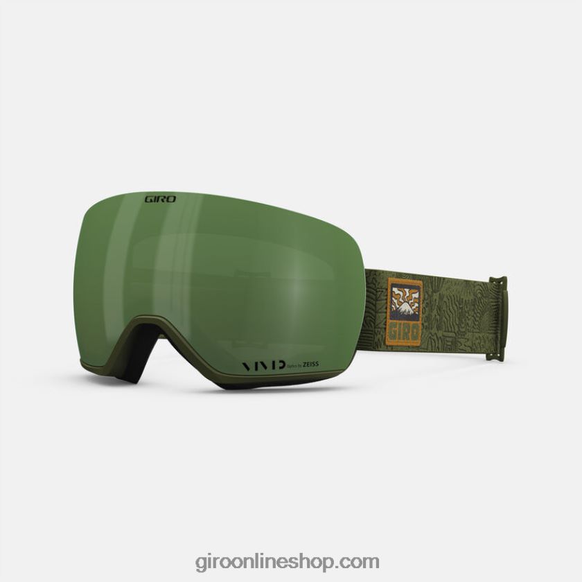unisexo gafas de artículo cuadrícula de aventura verde sendero 8NJZ86601 Giro